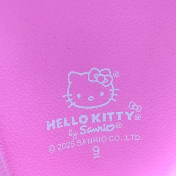 Hello Kitty By Sanrio Pink Women's Slides Sandals Size 9 NWT - Picture 3 of 4